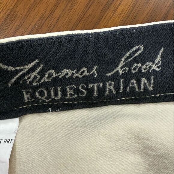 Thomas Cook Equestrian Women's white asparagus Full Seat Riding Pants 30 or 9/10 - Picture 11 of 12